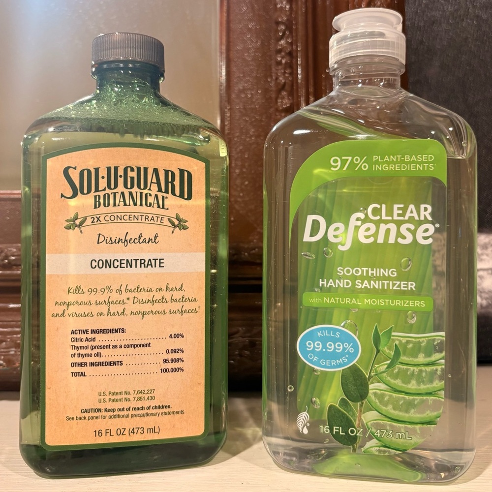 Melaleuca Trio Bundle: Sol-u-Guard 16oz + Spray + Sanitizer - New!